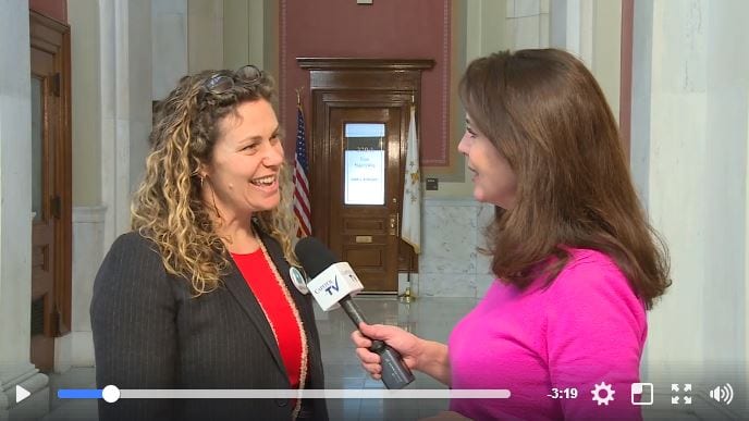 RI Rep Teresa Tanzi Talks About Domestic Violence Bill with Capitol TV