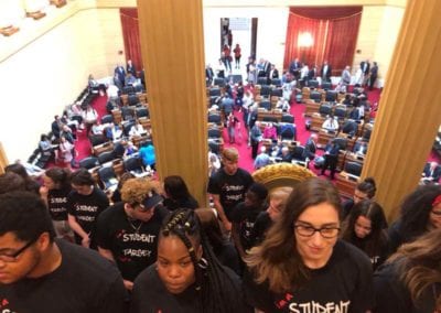 RI Students Demand Safe Schools Act at State House June 14, 2018
