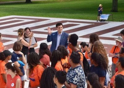 Candidate Aaron Regunberg - YCAGV Student Power Rally - August 2018 - RI State House