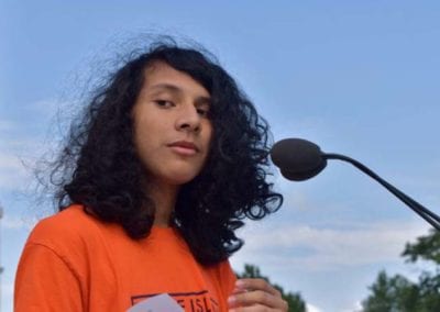 Juan Doriano - YCAGV Student Power Rally - August 2018 - RI State House