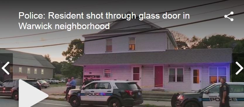 Warwick Resident Shot Through Front Door