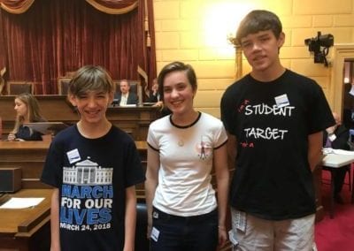 June 2018 - RI Student Activists at Lobby Day, RI State HOuse