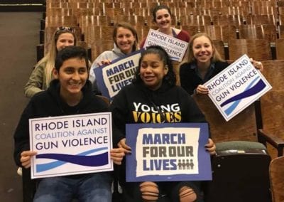15 - OCT 2018 Organized 25 RICAGV youth members to participate in discussion with Parkland survivors