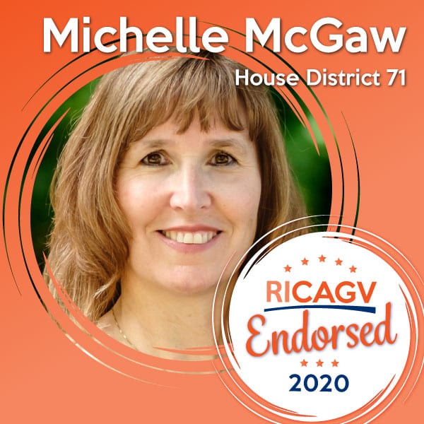 RICAGV Endorses Michelle McGaw