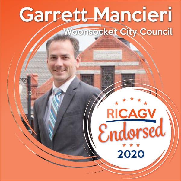RICAGV endorses Garret Mancieri for Woonsocket City Council