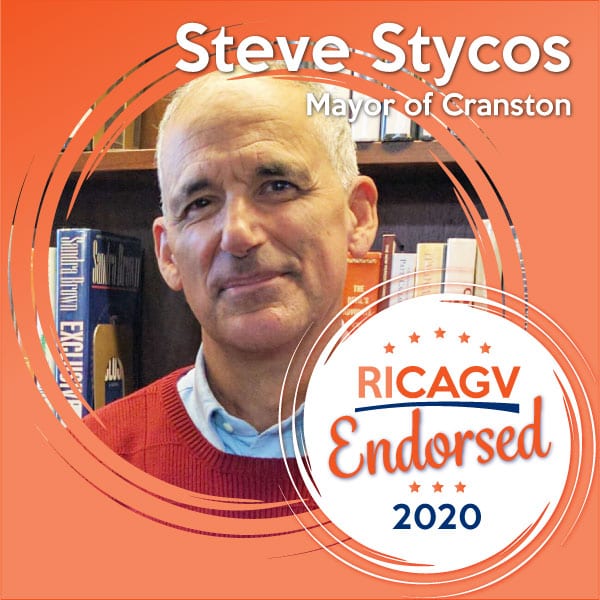 RICAGV endorses Steve Stycos for Mayor of Cranston