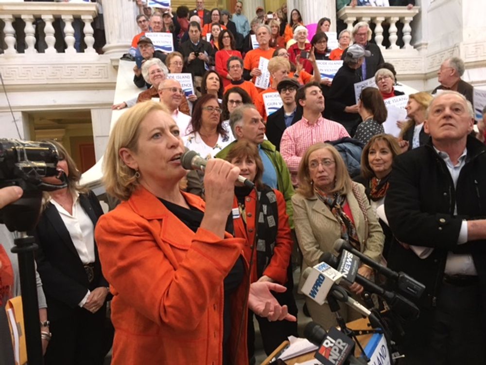 Linda at RI State House