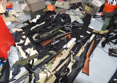 Arsenal in Burrillville included many military-style assault weapons